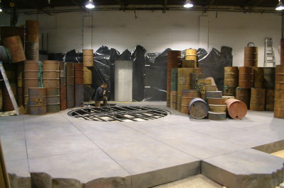 Toxic Avenger Stage Turntable Construction